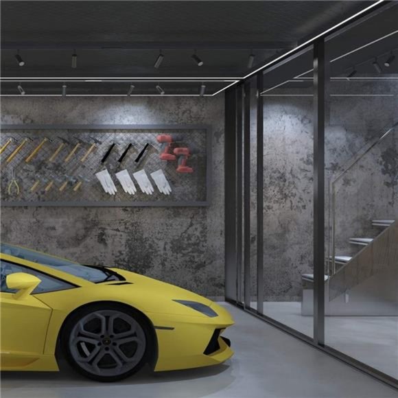 Gray Cement Wallpaper  16"x708" Removable Waterproof Adhesive - Picture 6 of 7